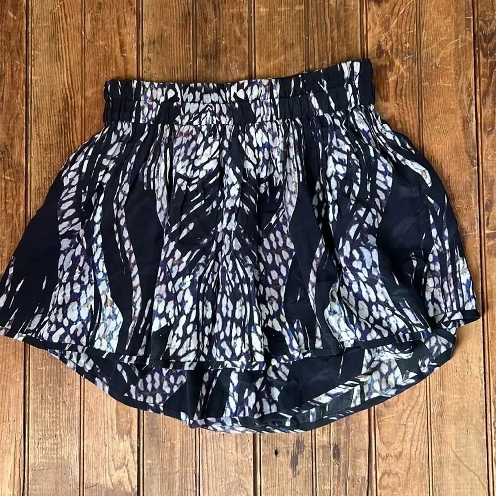 IRO Dafne mini skirt  ayered silk size 34/4